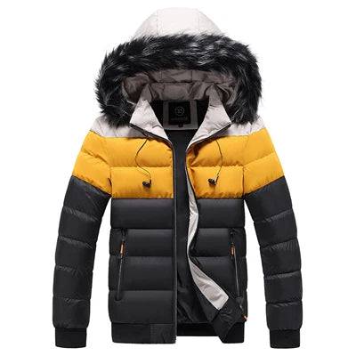 
                  
                    DIMUSI Winter Men's Thick Warm Jackets Men Fur Collar Parkas Windbreaker Hooded Coats Casual Outwear Thermal Jacket Man Clothing
                  
                