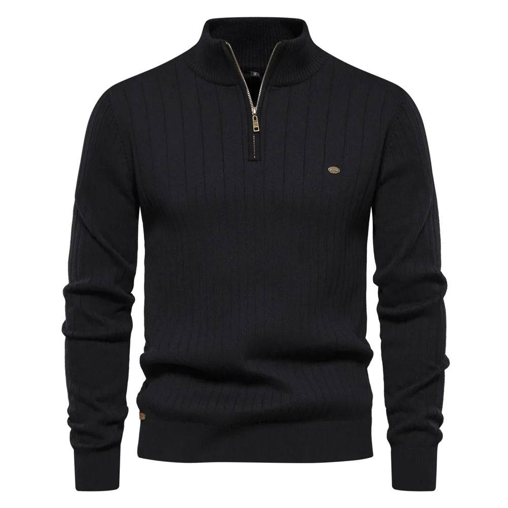 
                  
                    DIMUSI Winter Men's Zipper Pullover Sweater Casual Man Stand Collar Warm Turtleneck  Men Classic Sweaters Knitwear Clothing
                  
                