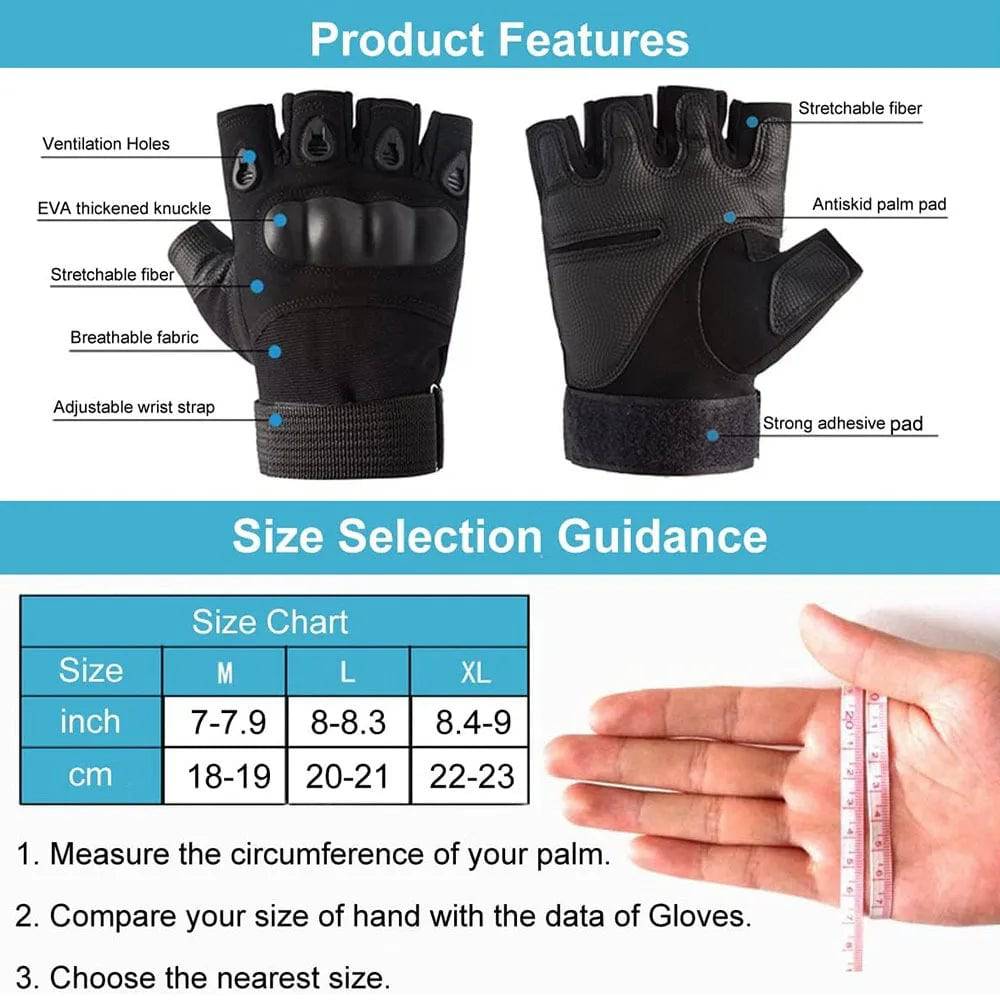 
                  
                    Tactical  Gloves Half Finger Paintball Airsoft Shot Combat Anti-Skid Men Bicycle Full Finger Gloves Protective Gear
                  
                