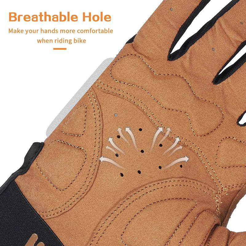 
                  
                    WEST BIKING Spring Autumn Cycling Gloves Full Finger Touch Screen Bike Shock Absorbing Gloves PU Leather Non-Slip Fitness Gloves
                  
                