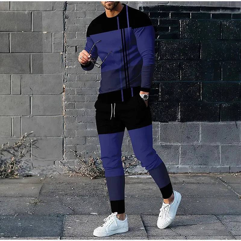 
                  
                    Trendy Designer Clothes 3D Print Oversize Suit Men Casual Long Sleeve Trousers Sport Tracksuit Graphic T Shirts Streetwear Sets
                  
                