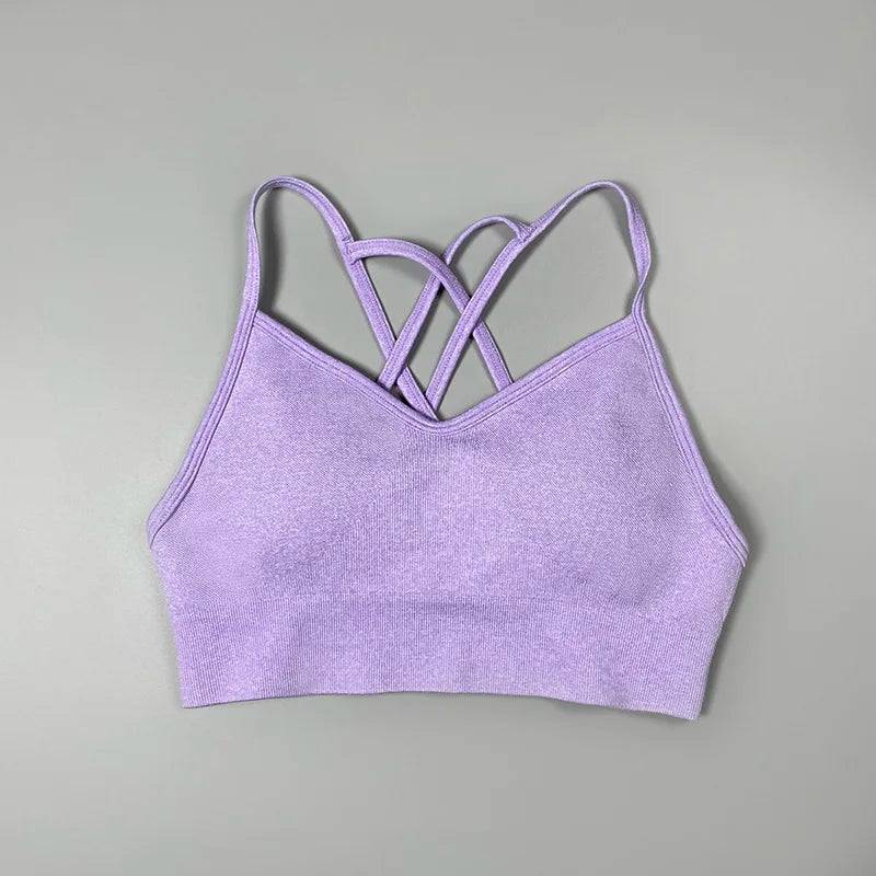 
                  
                    Women's Sports Bra Multi Strap Back Crop Top Running Gym Active Wear Workout Padded Yoga Underwear Sexy Bras
                  
                