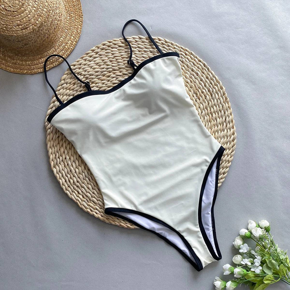 
                  
                    Sexy Women One Piece Swimsuit Female Swimwear 2024 Brazilian Monokini Swimming Suit Beachwear High Waist Patchwork Bathing Suit
                  
                