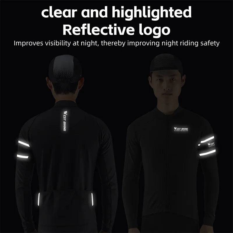 
                  
                    WEST BIKING Winter Men's Cycling Jersey Sets Fleece Thermal Cycling Clothing Reflective Sportwear Mountain Bike Jacket Pant Suit
                  
                