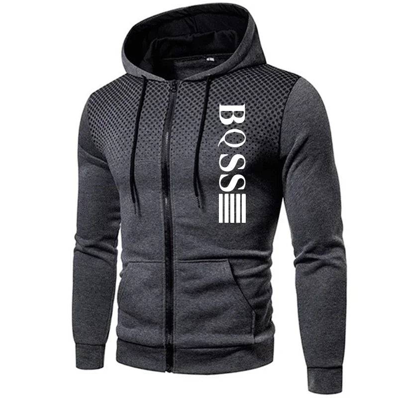 
                  
                    Mens Tracksuits Casual Sweatpants Printing Zipper Hooded Sweatshirt   fashion Versatile Coat Outdoors Jogging Sports Clothing
                  
                