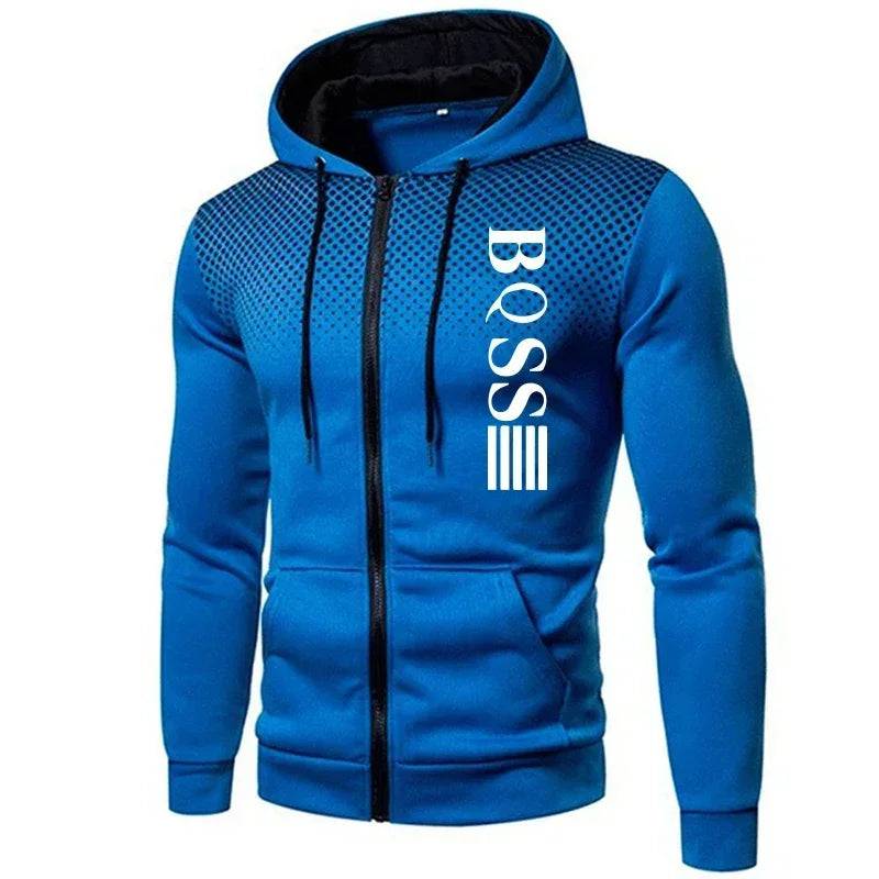 
                  
                    Mens Tracksuits Casual Sweatpants Printing Zipper Hooded Sweatshirt   fashion Versatile Coat Outdoors Jogging Sports Clothing
                  
                