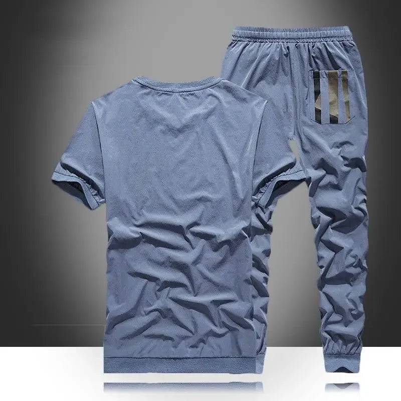 
                  
                    Men's Top Pants Sets Fashion Sports Suits Kpop Sweatpants Xl Clothing Cool No Logo Man T Shirt Polyester Slim Fit Chic Tracksuit
                  
                