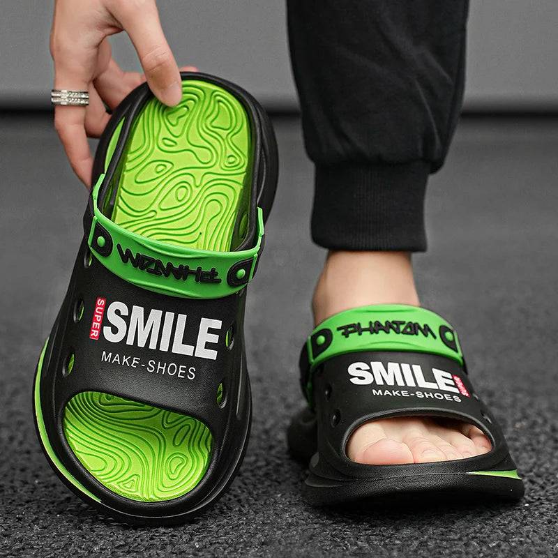 
                  
                    2024 Men's Outdoor Sandals Slippers Beach Comfortable Soft Sole Slide Clogs Casual Shoes Men Women Beach Sandals Big Size 46 47
                  
                