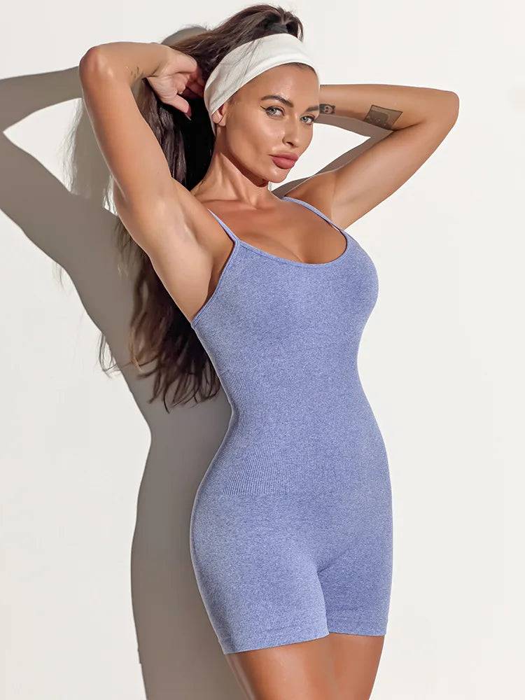 
                  
                    Yoga Set Women's Jumpsuits Sexy Sports Romper One-piece Backless Bodysuit Workout Clothes For Women Short Outfits
                  
                