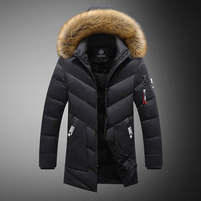 
                  
                    DIMUSI Winter Men's Padded Coats Fashion Male Mid-Long Thick Warm Parka Overcoats Casual Men Down Thermal Hooded Jacket Clothing
                  
                