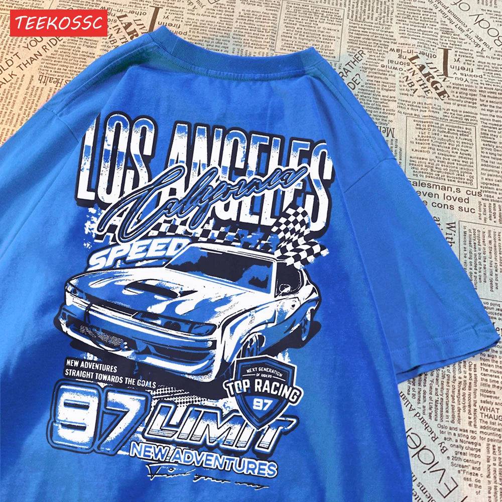 
                  
                    MOUNT Cool Racing Cars Printed Short Sleeve Breathable Fashion T Shirts Breathable Streetwear...
                  
                