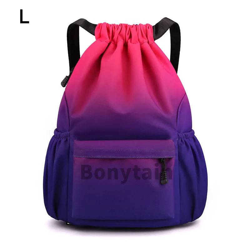 
                  
                    Colorful Large Capacity Outdoor Backpack Basketball Travel Drawstring Waterproof Bag Men Women Sports Gym Cycling Swimming Pack
                  
                