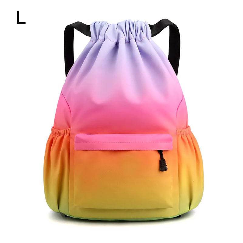 
                  
                    Colorful Large Capacity Outdoor Backpack Basketball Travel Drawstring Waterproof Bag Men Women Sports Gym Cycling Swimming Pack
                  
                