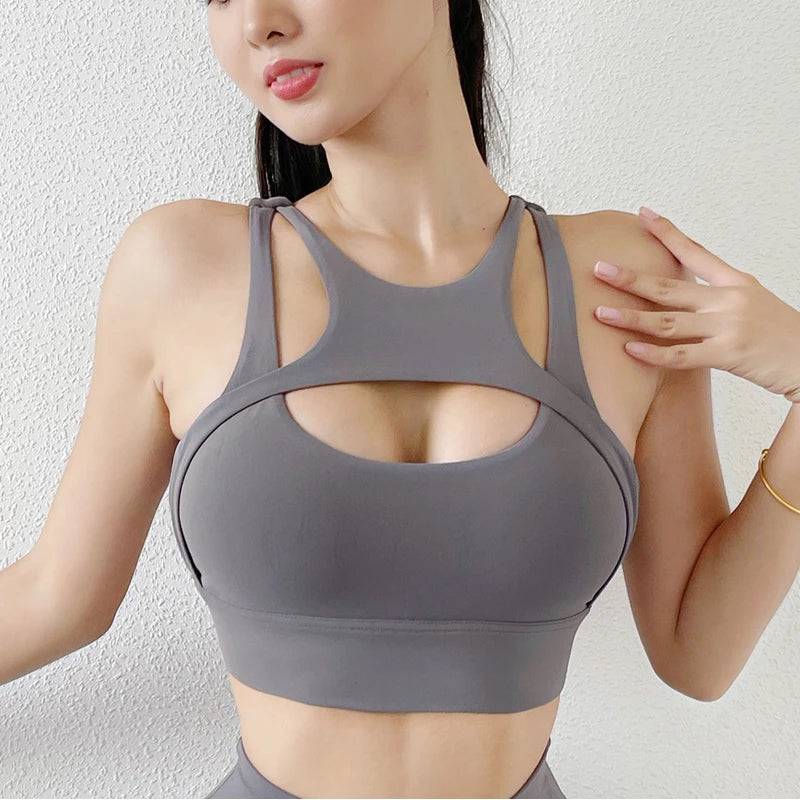 
                  
                    Sexy Yoga Set Sportswear Women's Tracksuit Two Piece Sports Bra With Pocket Leggings Workout Set Activewear Fitness Gym Outfit
                  
                