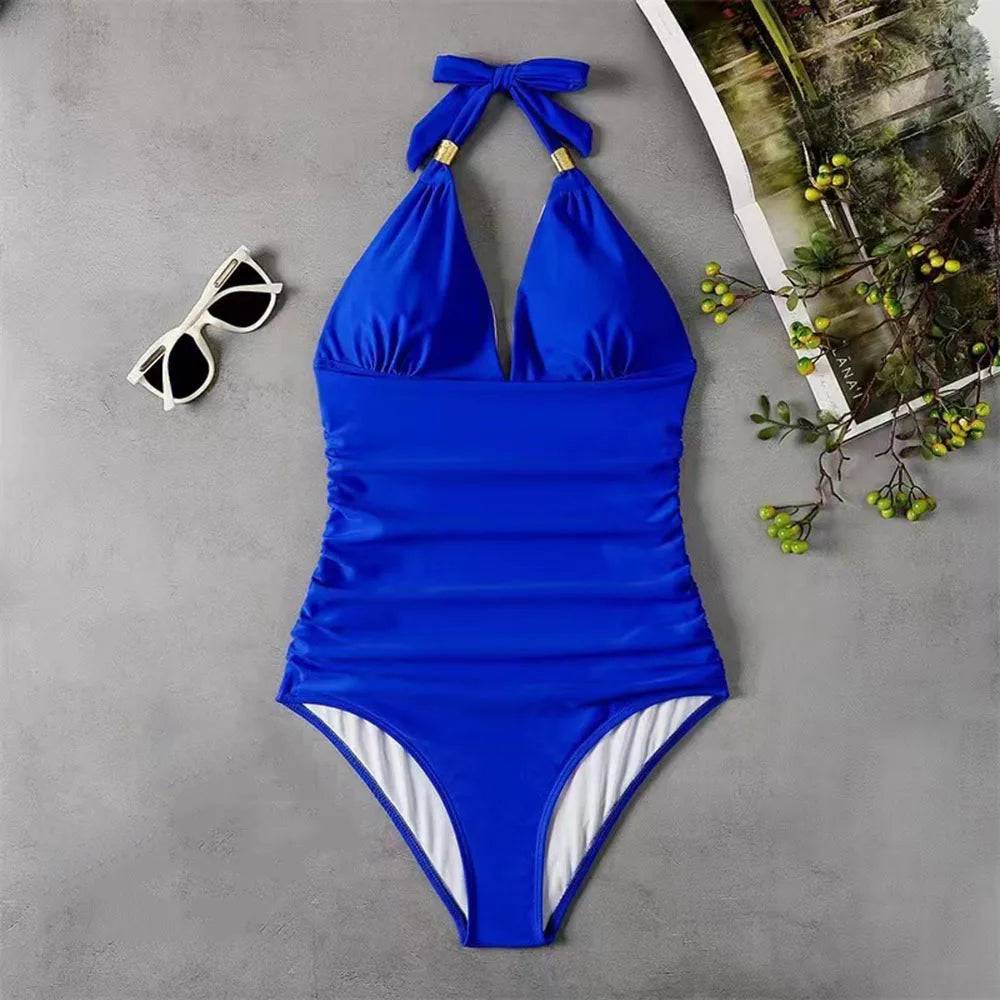 
                  
                    Swimwear 2024 New One Piece Swimsuit Women Push Up Monokini Sexy Halter Beach Surfing Swimming Bathing Suit Women Bodysuit S-XXL
                  
                