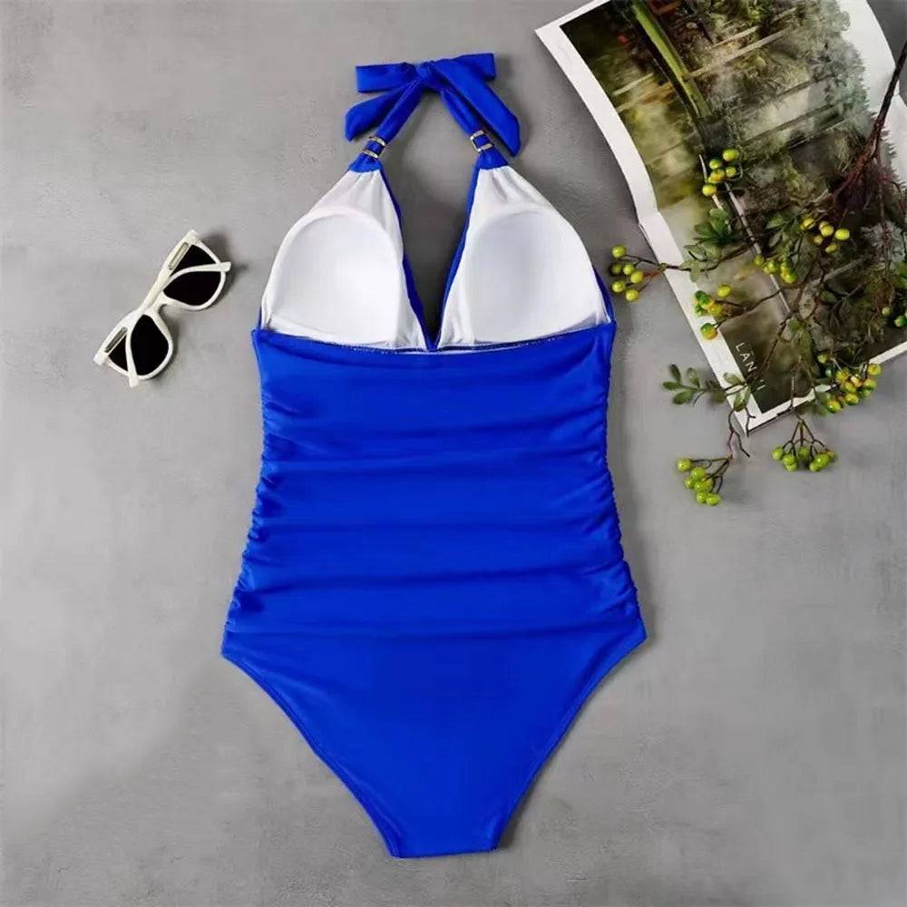 
                  
                    Swimwear 2024 New One Piece Swimsuit Women Push Up Monokini Sexy Halter Beach Surfing Swimming Bathing Suit Women Bodysuit S-XXL
                  
                