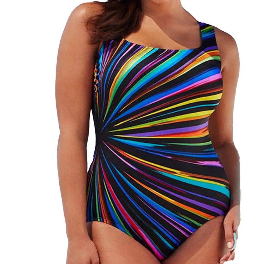 
                  
                    Sexy 5XL Print One Piece Large Swimsuits Closed Plus Size Swimwear Female Bathing Suit For Pool Beach Women's Swimming BodySuits
                  
                