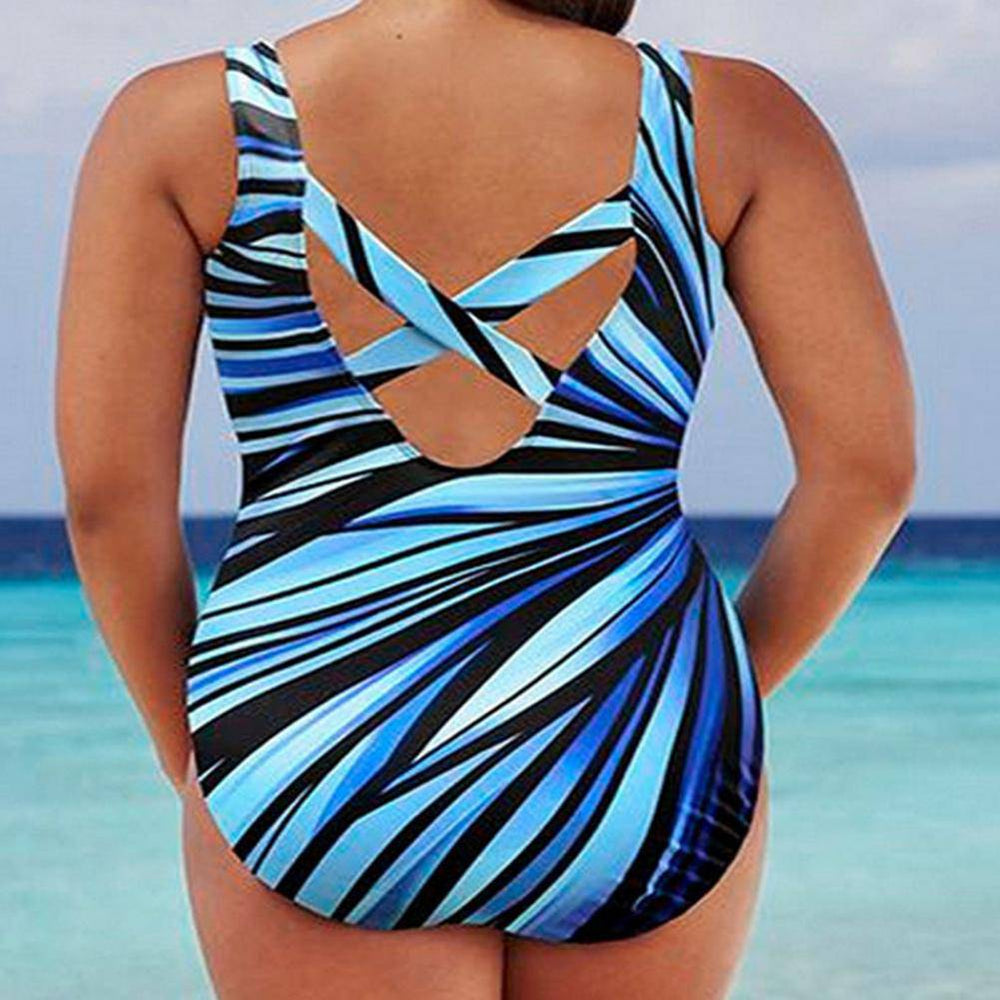 
                  
                    Sexy 5XL Print One Piece Large Swimsuits Closed Plus Size Swimwear Female Bathing Suit For Pool Beach Women's Swimming BodySuits
                  
                