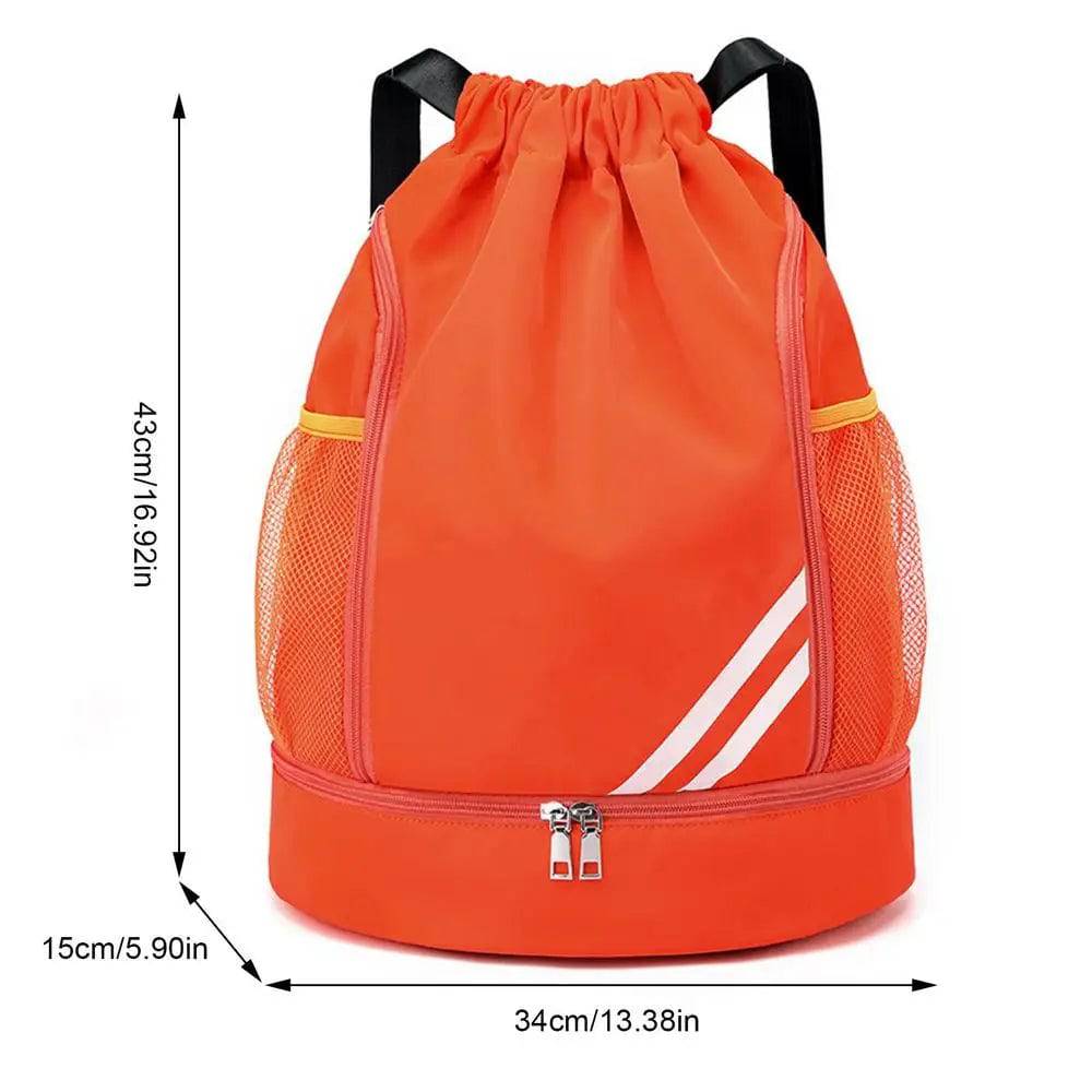 
                  
                    Drawstring Backpack Water Resistant Sports Bag String Backpack Gym Sackpack Mesh Pockets Shoe Compartment Women Men Children
                  
                