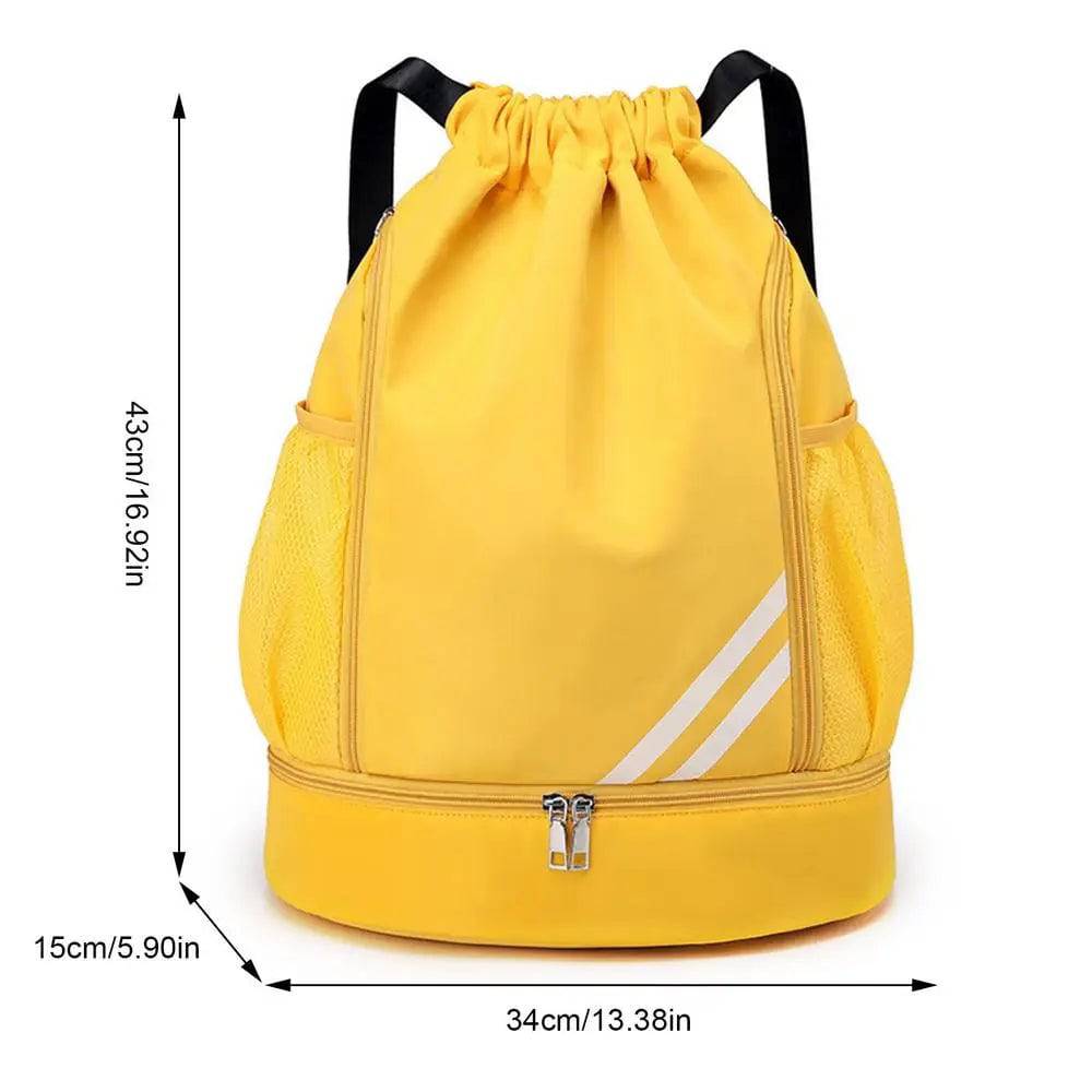 
                  
                    Drawstring Backpack Water Resistant Sports Bag String Backpack Gym Sackpack Mesh Pockets Shoe Compartment Women Men Children
                  
                