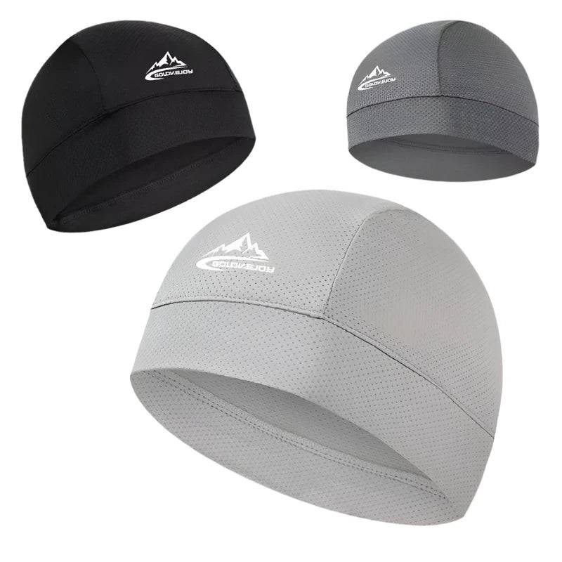 Cooling Skull Cap Helmet Lining Breathable Sweat Wicking Cycling Sports Running Hat Comfortable Outdoor Hiking Cap Quick Dry Cap