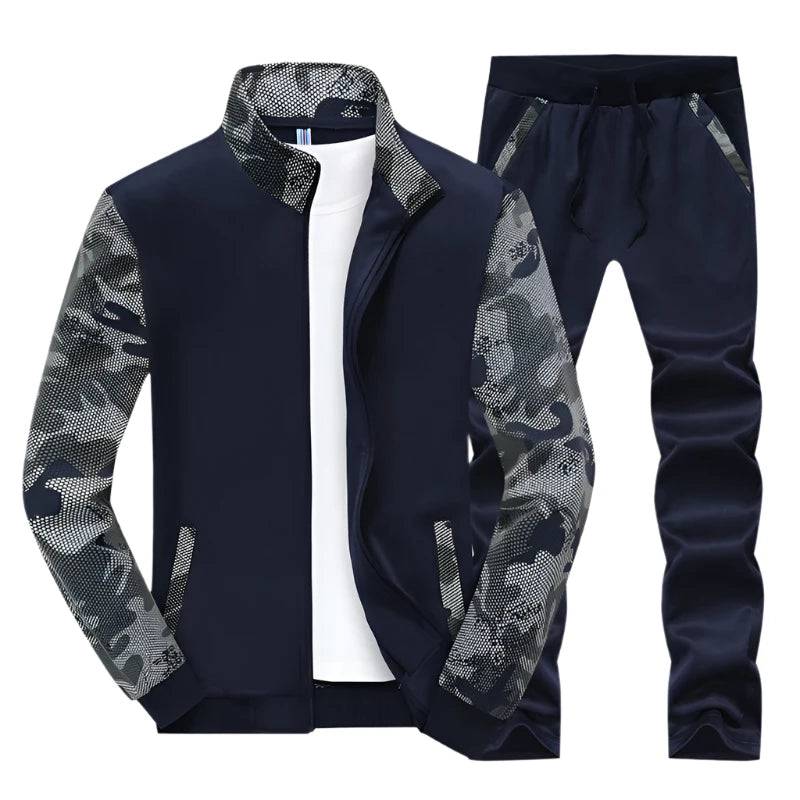 DIMUSI Spring Men Sportwear Sets Tracksuit Male Outwear Sweatshirts Patchwork Men Hoodies Stand Collar Male Tracksuit 4XL,TA046