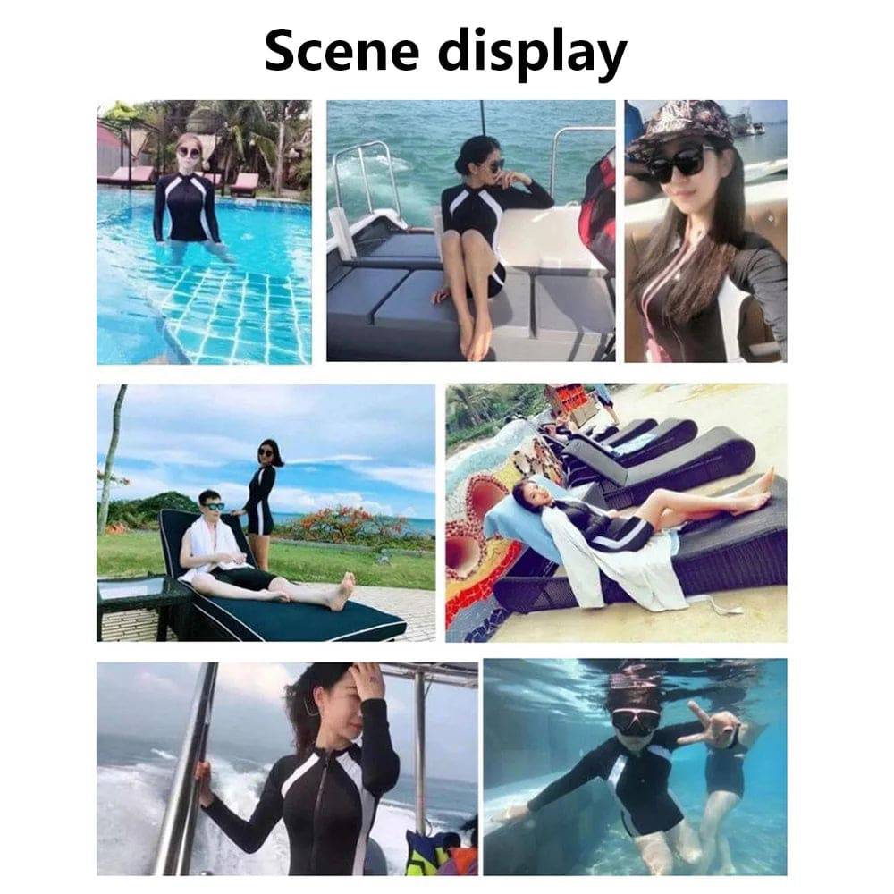 
                  
                    Women Diving Surfing Clothes Anti-scratch Half Sleeve Snorkeling Surfing Swimsuit Quick Drying Breathable Swimming Suit
                  
                