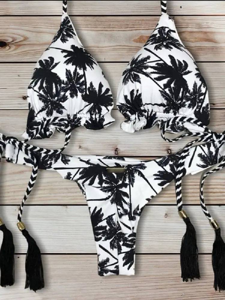 
                  
                    RUOTONGSEPT 2022 New Sport Swimwear Female Push Up Bikinis Sexy Bandage Women Swimsuit Print Two-Piece Bathing Suit Beach Wear
                  
                