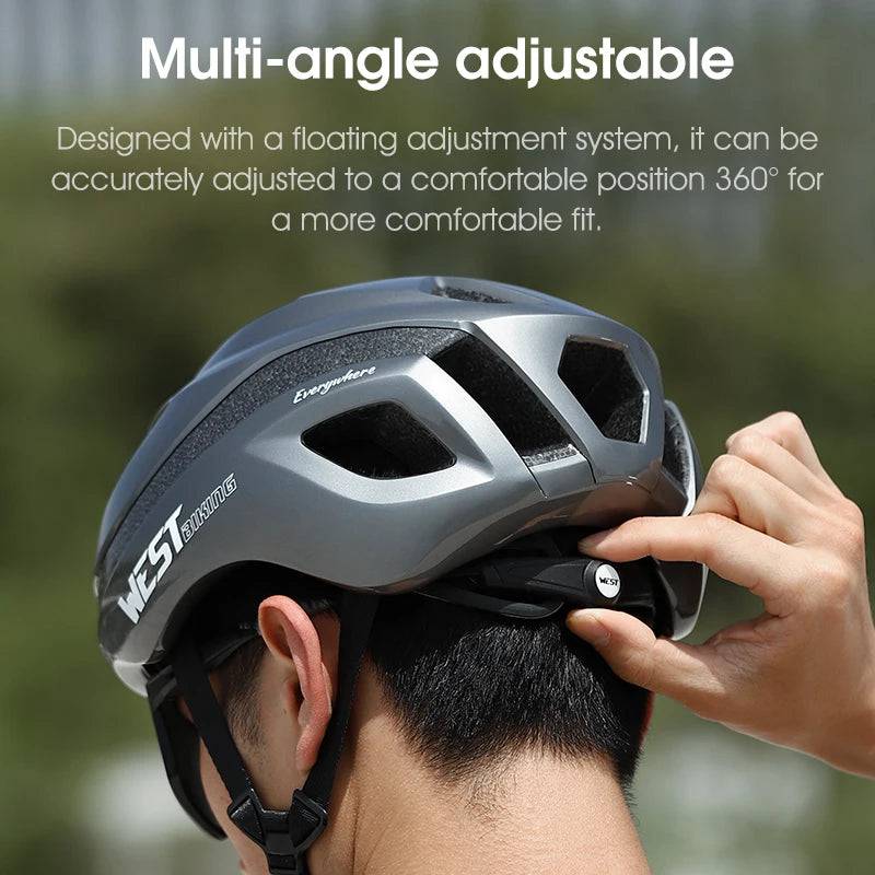 
                  
                    WEST BIKING Lightweight Cycling Aero Helmet Anti-Shock Men Women Bicycle Helmet Integrated Aerodynamic MTB Road Bike Safety Cap
                  
                