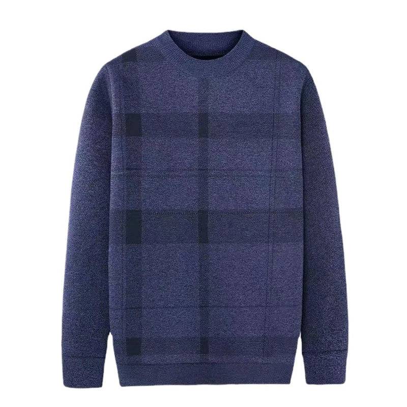 
                  
                    MOUNT Autumn Winter Men's Sweater Casual Men Warm Cashmere Turtleneck Pullover Tops Classic Men Plaid Knitwear Sweaters Clothing - MOUNT
                  
                