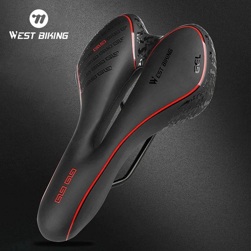 
                  
                    WEST BIKING Comfortable Gel Bicycle Saddle Ergonomic MTB Mountain Road Bike Seat Non-Slip Shock Absorbing Soft Cycling Cushion
                  
                