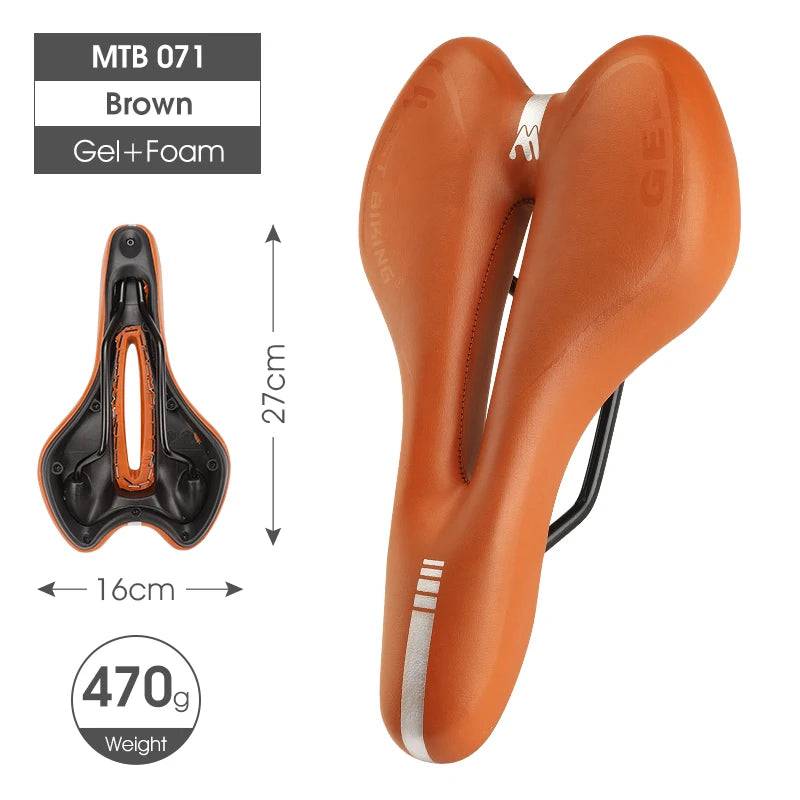 
                  
                    WEST BIKING Comfortable Gel Bicycle Saddle Ergonomic MTB Mountain Road Bike Seat Non-Slip Shock Absorbing Soft Cycling Cushion
                  
                