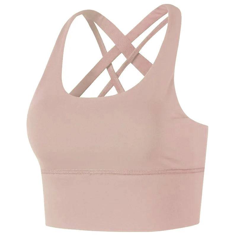 
                  
                    Plus Size Women Sports Bras Crop Top Yoga Vest Wire Free Cross Back Strap Shockproof Gym Fitness Athletic Brassiere
                  
                