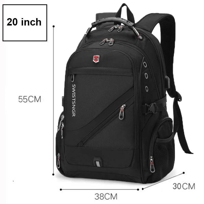 
                  
                    2024 Waterproof 17/20 Inch Laptop Backpack Men Airplane Travel Backpack Women Oxford Rucksack Male School Bag modern Mochila
                  
                