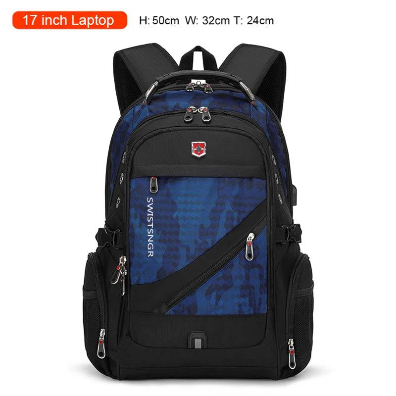 
                  
                    2024 Waterproof 17/20 Inch Laptop Backpack Men Airplane Travel Backpack Women Oxford Rucksack Male School Bag modern Mochila
                  
                