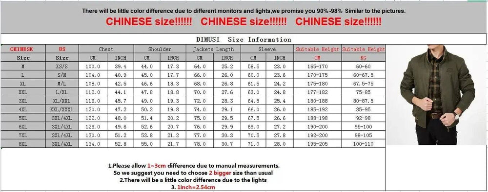 
                  
                    DIMUSI Autumn Men's Double-sided Military Jacket Casual Man Cotton Business Coats Fashion Men Multi-pocket Jackets Clothing 8XL
                  
                