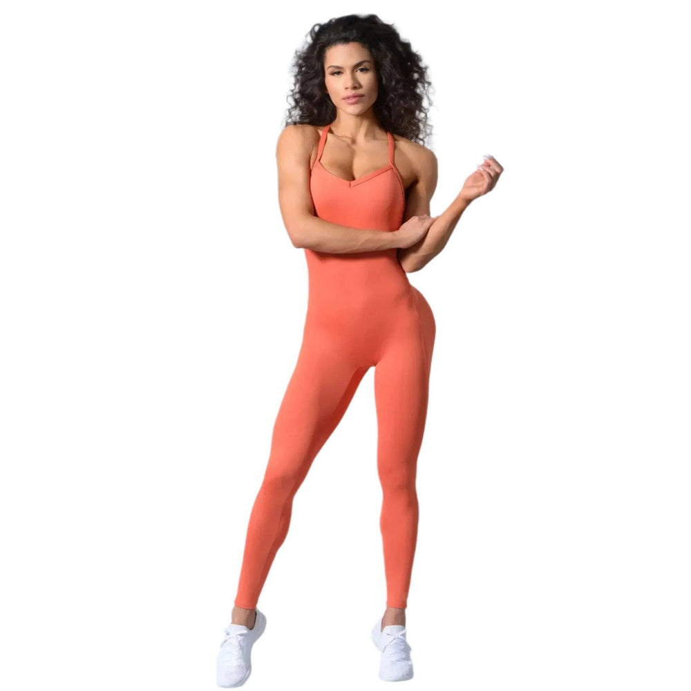 
                  
                    Women Athleisure Fitness Bodysuit Backless One Piece Yoga Jumpsuit Sports Gym Workout Clothes for Women Tights Active Wear
                  
                