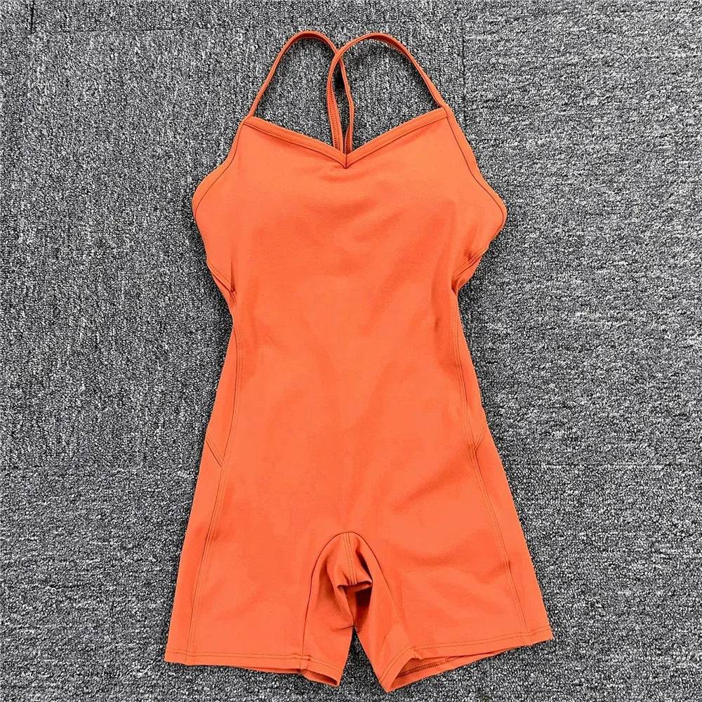 
                  
                    Women Athleisure Fitness Bodysuit Backless One Piece Yoga Jumpsuit Sports Gym Workout Clothes for Women Tights Active Wear
                  
                