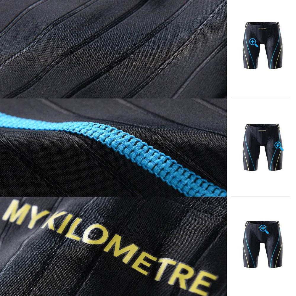 
                  
                    MY KILOMETRE Jammers For Men Size S To 4XL Swim Jammer Swimsuit For Practice Swimwear Men Team Suit Athletic Swimming Shorts
                  
                