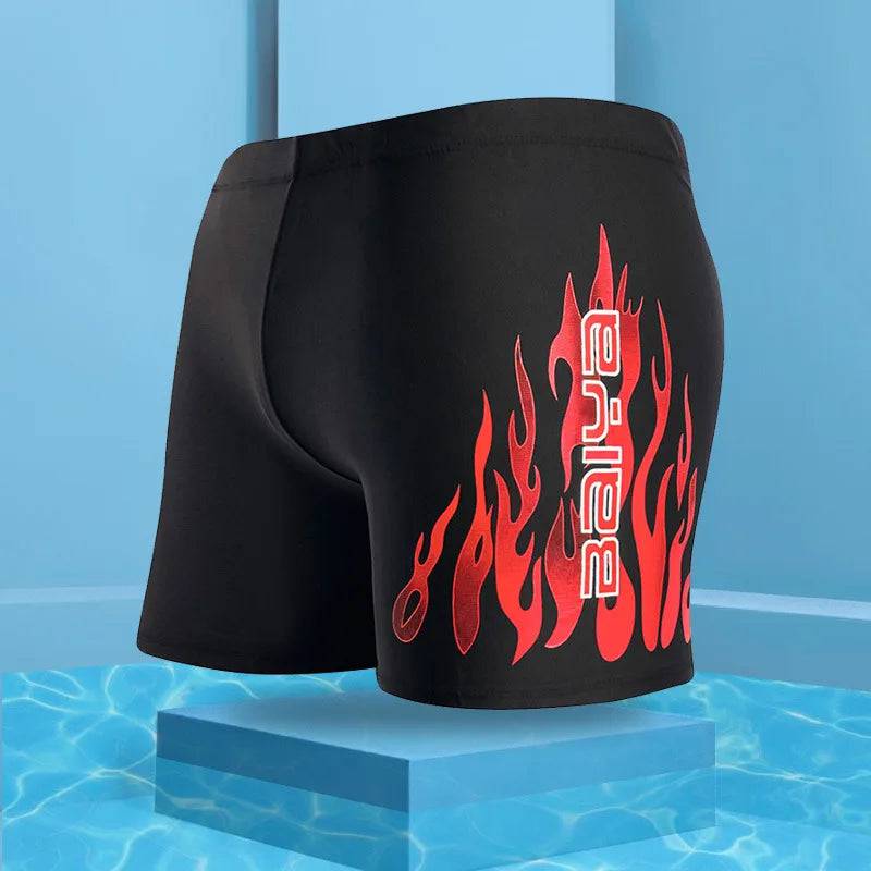 
                  
                    Men Elastic Swimming Trunks Swimwear Beach Swim Sport Short Briefs Surfing Summer Swimsuit Boxer Shorts Bathing Suit
                  
                