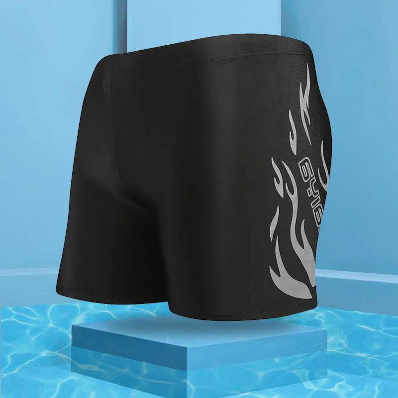 
                  
                    Men Elastic Swimming Trunks Swimwear Beach Swim Sport Short Briefs Surfing Summer Swimsuit Boxer Shorts Bathing Suit
                  
                