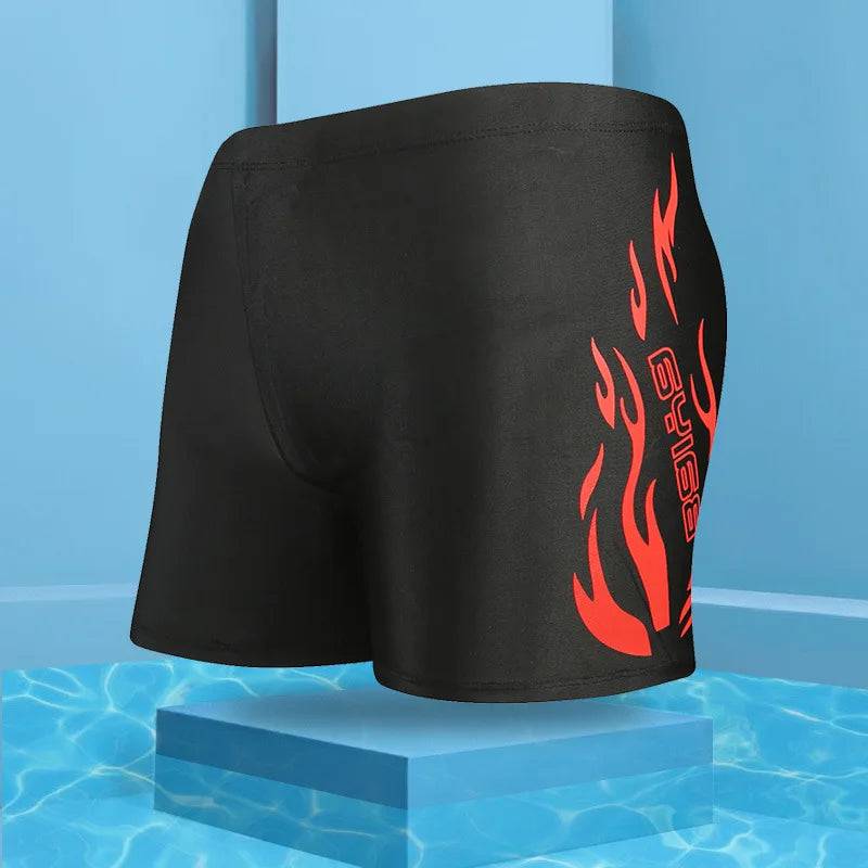 
                  
                    Men Elastic Swimming Trunks Swimwear Beach Swim Sport Short Briefs Surfing Summer Swimsuit Boxer Shorts Bathing Suit
                  
                