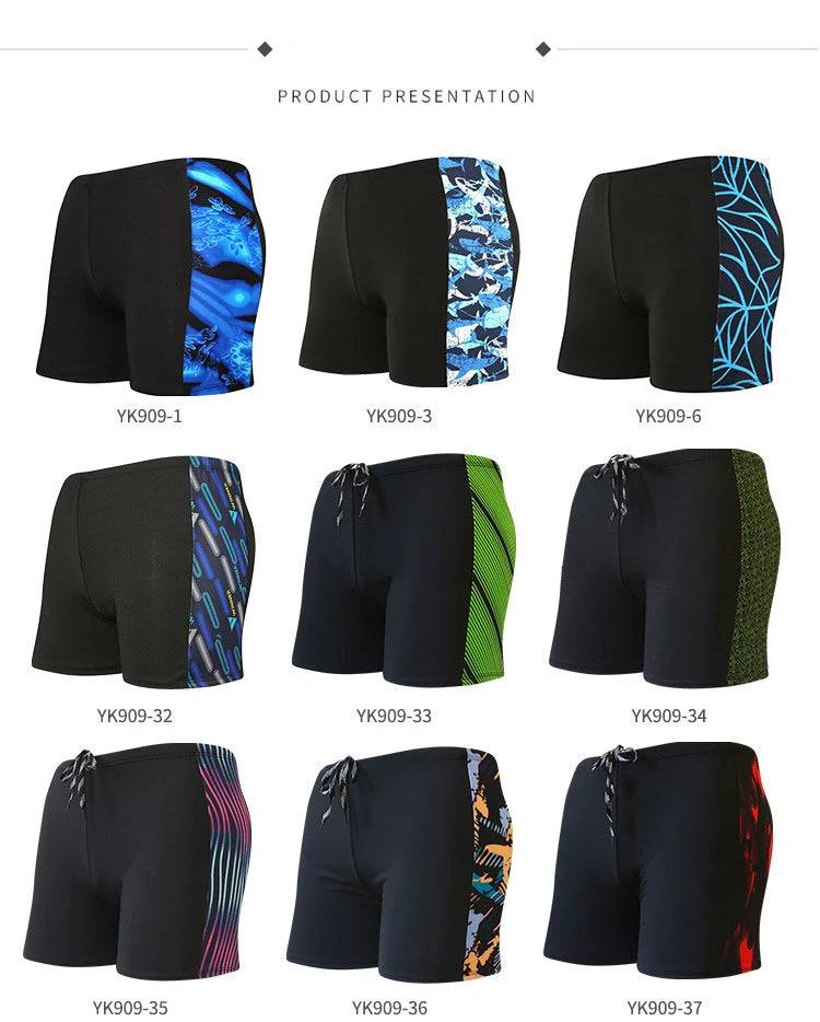 
                  
                    Summer Adult Swimming Trunks Men Swim Trunks Male Printing Boxer Swim Shorts Beach Surf Swimsuit Elastic Bathing Suit Swimwear
                  
                