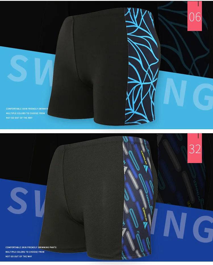 
                  
                    Summer Adult Swimming Trunks Men Swim Trunks Male Printing Boxer Swim Shorts Beach Surf Swimsuit Elastic Bathing Suit Swimwear
                  
                