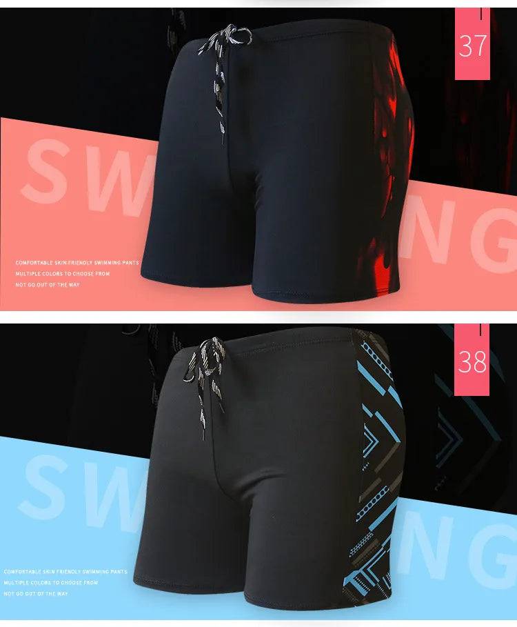 
                  
                    Summer Adult Swimming Trunks Men Swim Trunks Male Printing Boxer Swim Shorts Beach Surf Swimsuit Elastic Bathing Suit Swimwear
                  
                