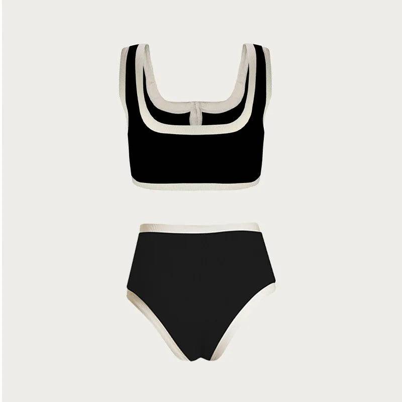 
                  
                    Woman Swimwear 2024 High Waist Bikinis Shorts Swimsuit Women Ribbed Two-piece Bathing Suits Summer Bikinis Set Swim Suits Green
                  
                