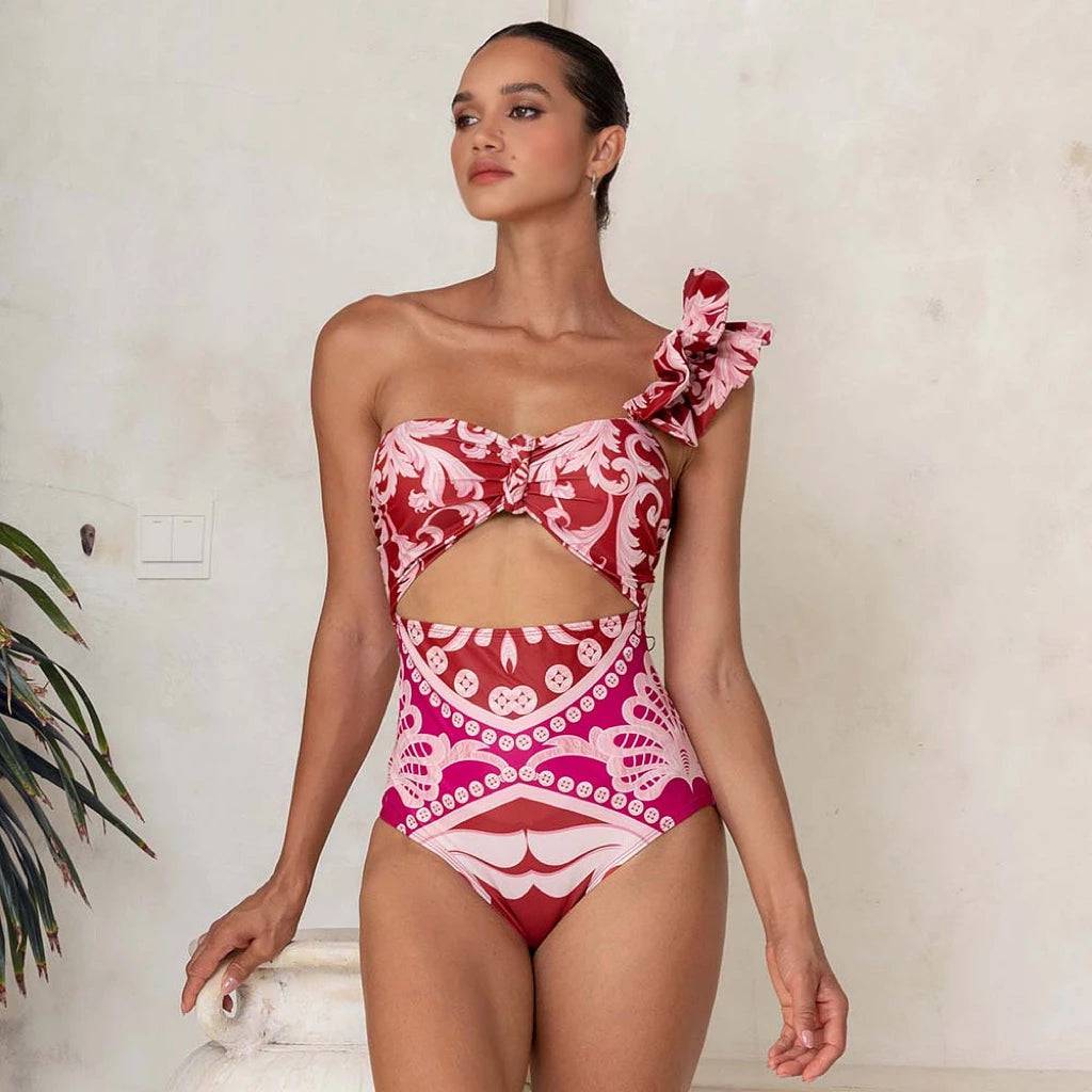 
                  
                    2024 Printed One Piece Swimsuit and Skirt Swimwear and Cover up Bikini set Clearance Flaxmaker Wholesale
                  
                