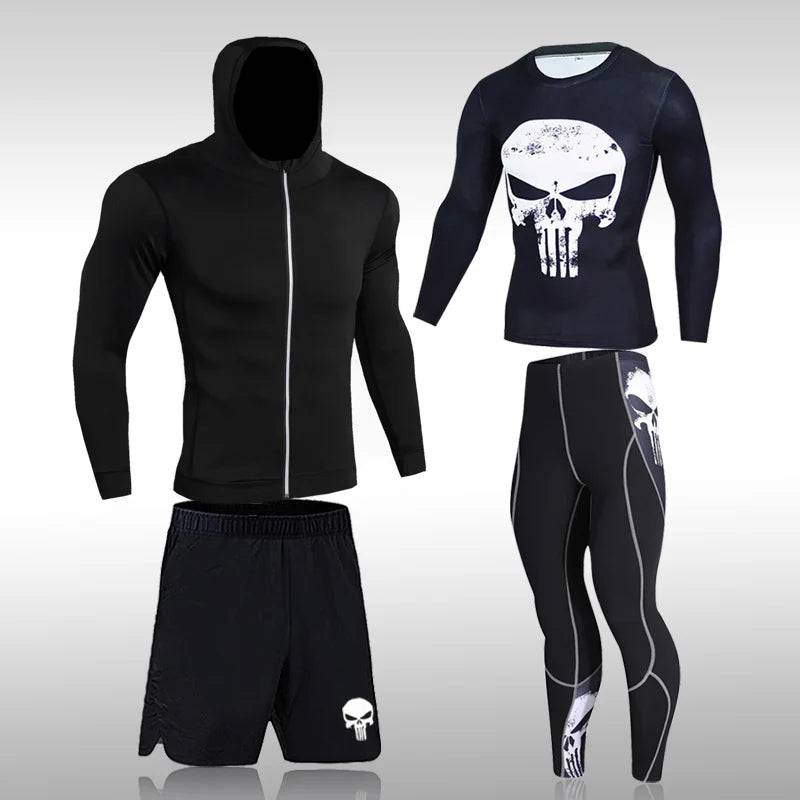 
                  
                    Men's Compression Sportswear Suits Gym Tights Training Clothes Workout Jogging Sports Set Running Rashguard Tracksuit For Men
                  
                