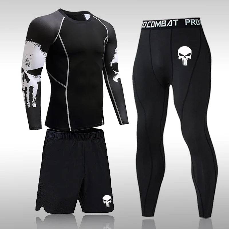 
                  
                    Men's Compression Sportswear Suits Gym Tights Training Clothes Workout Jogging Sports Set Running Rashguard Tracksuit For Men
                  
                