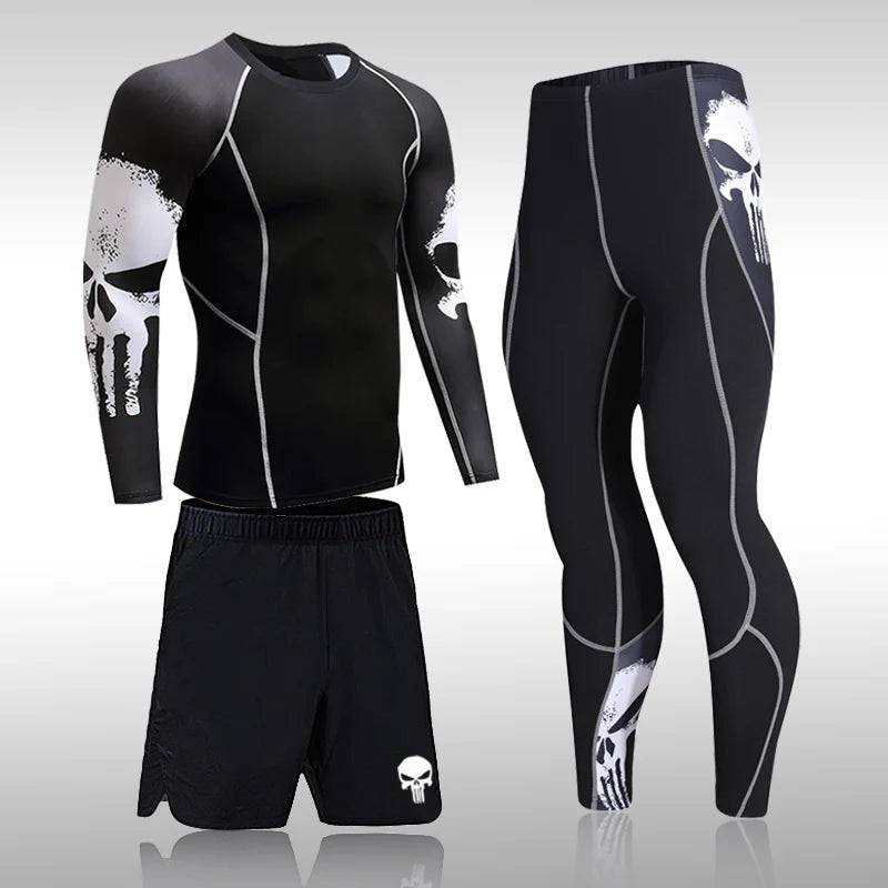 
                  
                    Men's Compression Sportswear Suits Gym Tights Training Clothes Workout Jogging Sports Set Running Rashguard Tracksuit For Men
                  
                